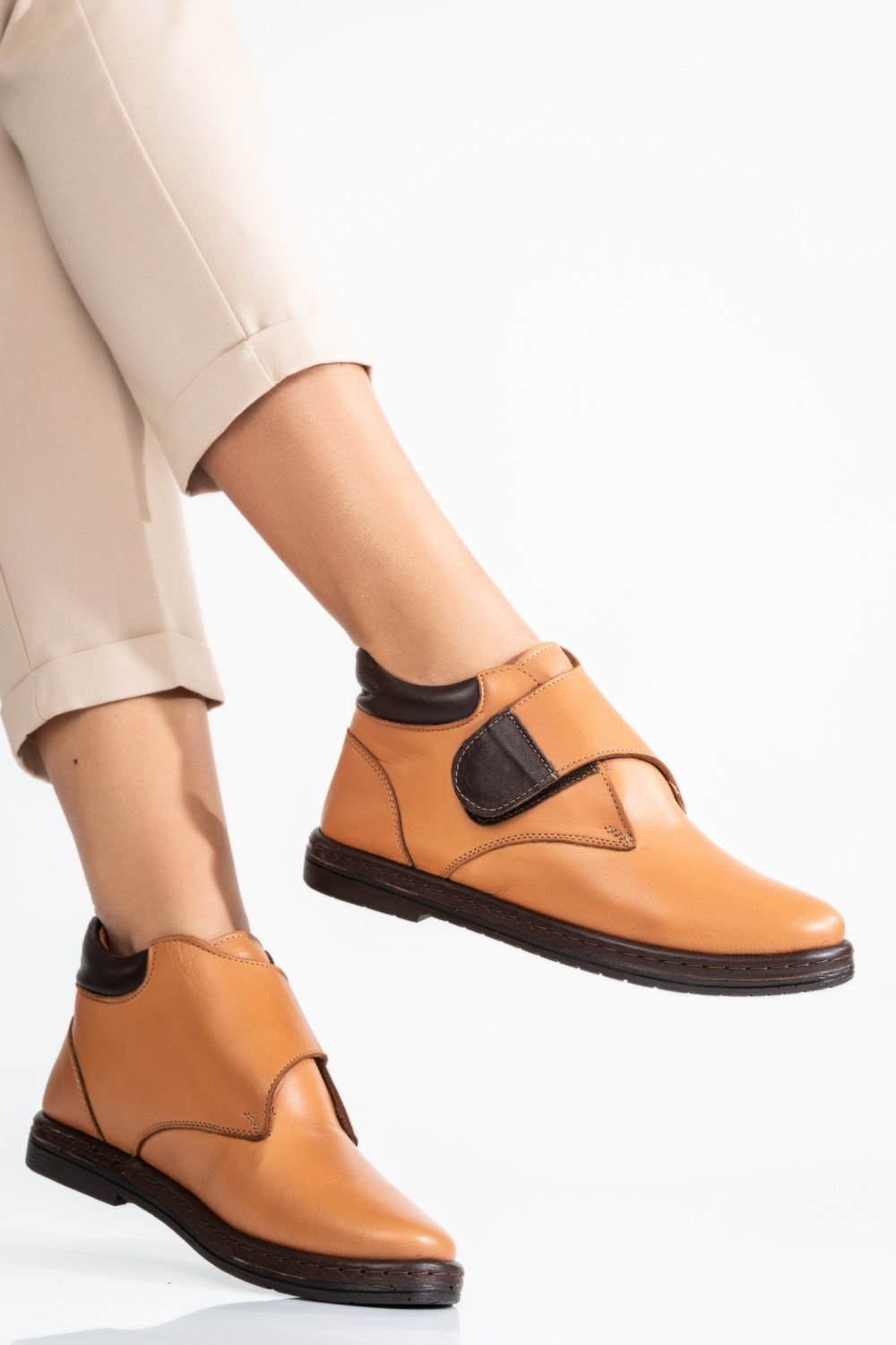 GHETE MARO DESCHIS PIELE NATURALA 1SP9075