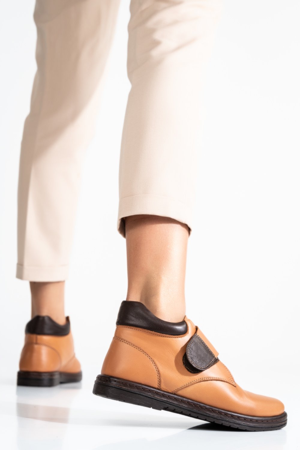 GHETE MARO DESCHIS PIELE NATURALA 1SP9075