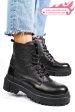 Ghete negre piele naturala npcfb006