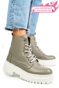 GHETE GRI PIELE NATURALA NPCFB002