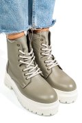 GHETE GRI PIELE NATURALA NPCFB002