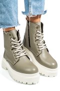GHETE GRI PIELE NATURALA NPCFB002