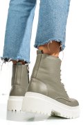 GHETE GRI PIELE NATURALA NPCFB002