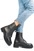 GHETE NEGRE PIELE NATURALA APCYB008