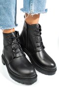 GHETE NEGRE PIELE NATURALA APCYB003