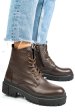 Ghete maro inchis piele naturala npcfb004