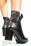 BOTINE NEGRE PIELE NATURALA IPCBY012