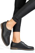 PANTOFI NEGRI PIELE NATURALA APCK102