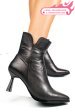 Botine negre piele naturala ipcby003