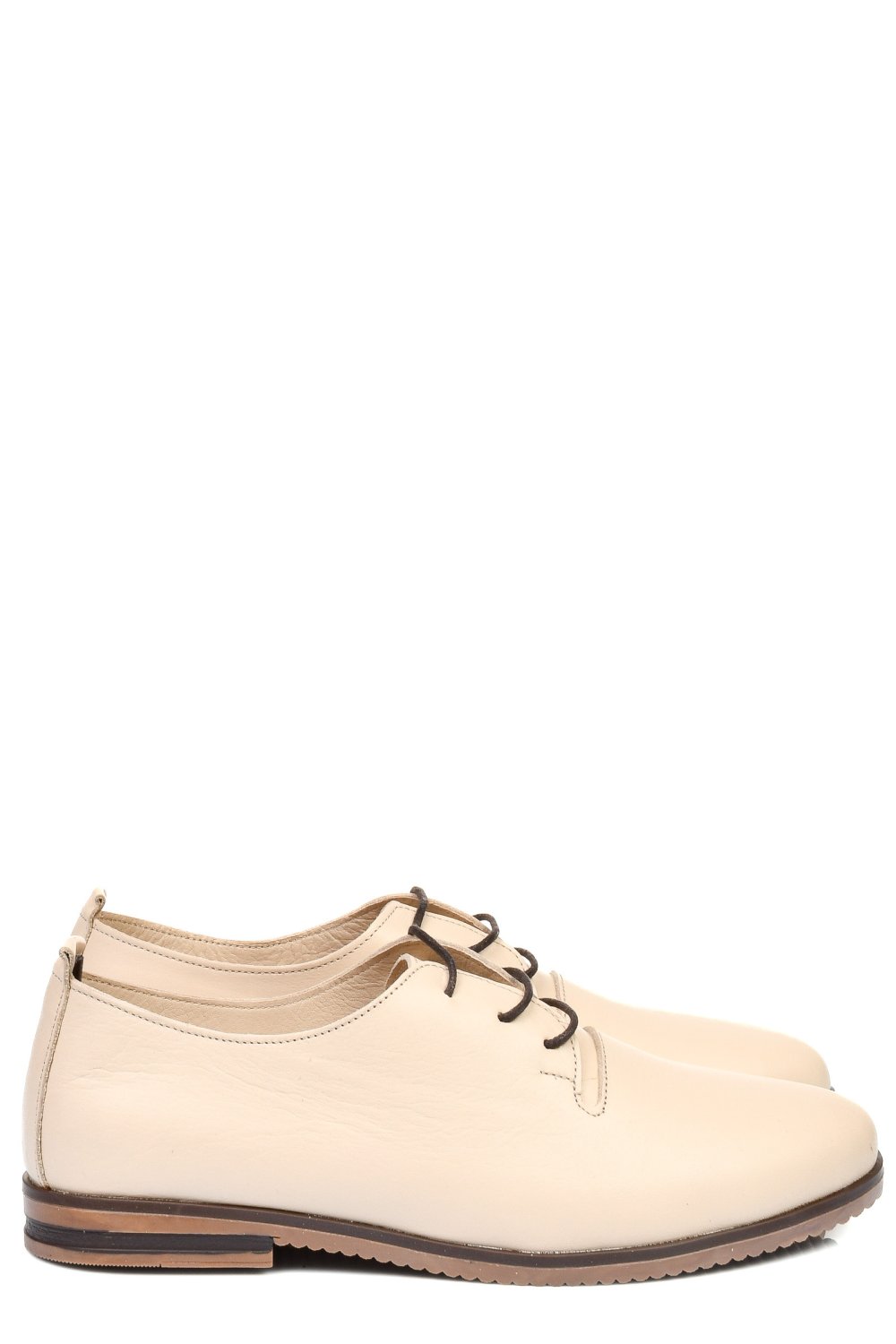 PANTOFI BEJ PIELE NATURALA APCK102