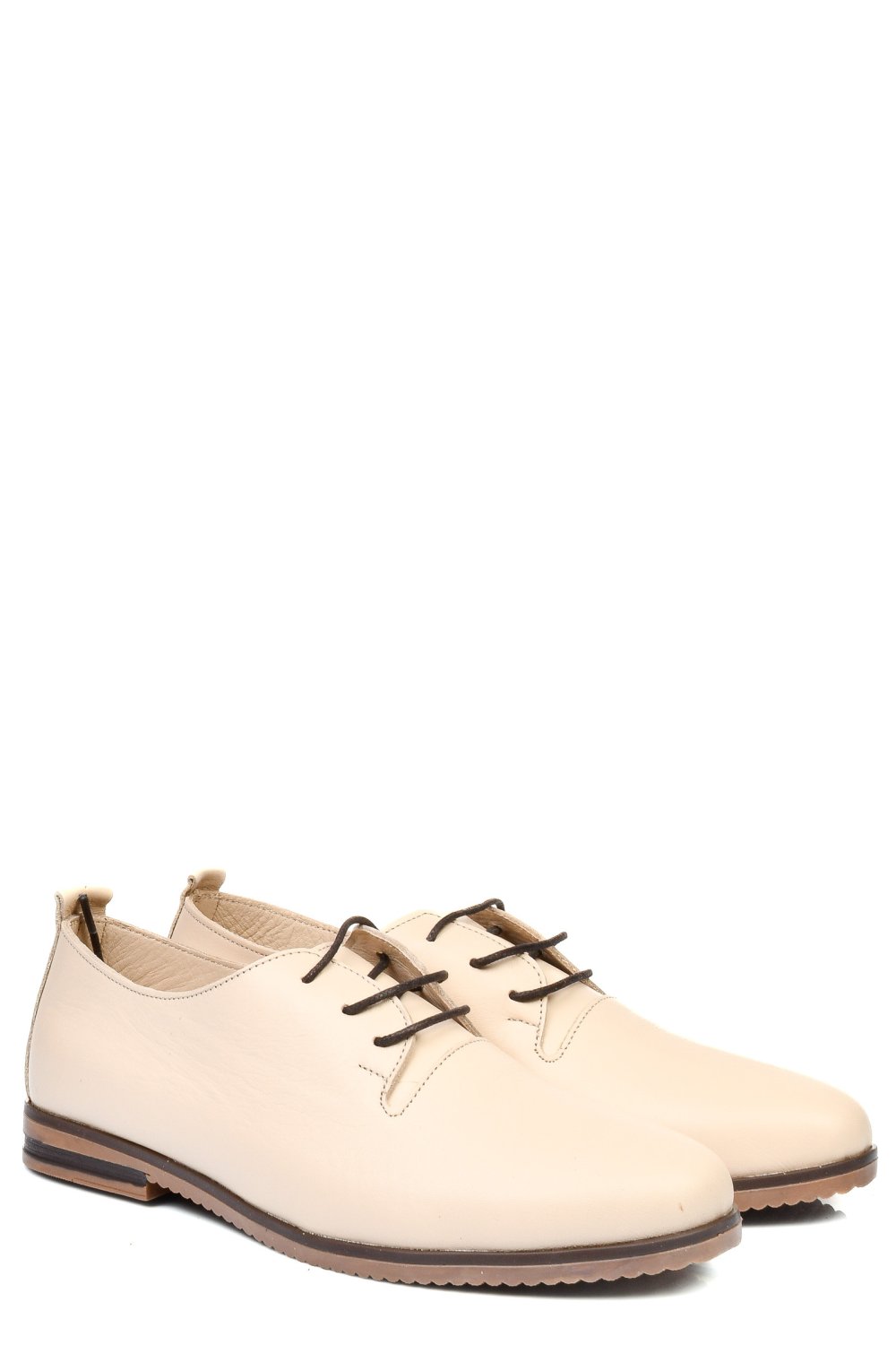 PANTOFI BEJ PIELE NATURALA APCK102