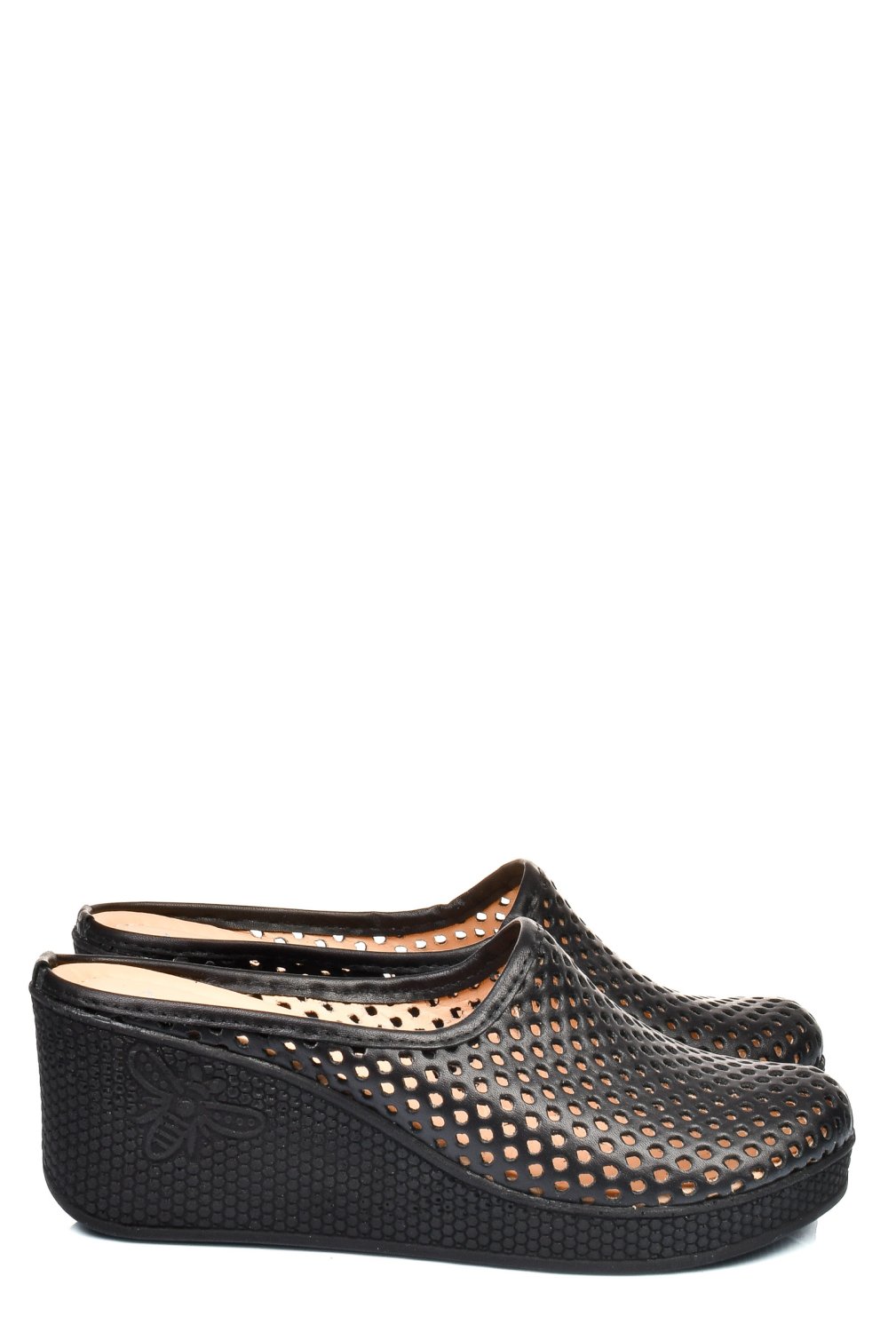 SABOTI NEGRI PIELE NATURALA APCK522