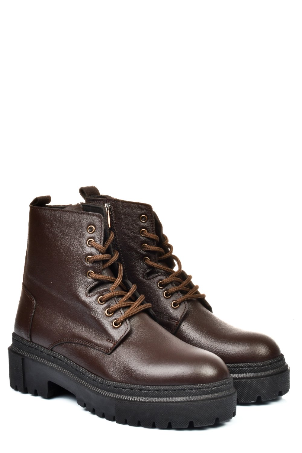 GHETE MARO INCHIS PIELE NATURALA NPCFB004