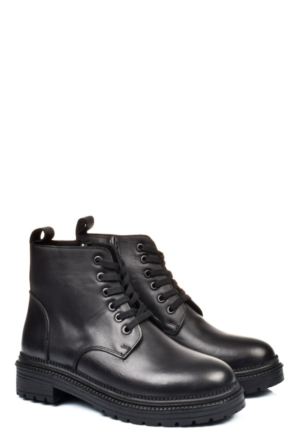 GHETE NEGRE PIELE NATURALA APCYB002