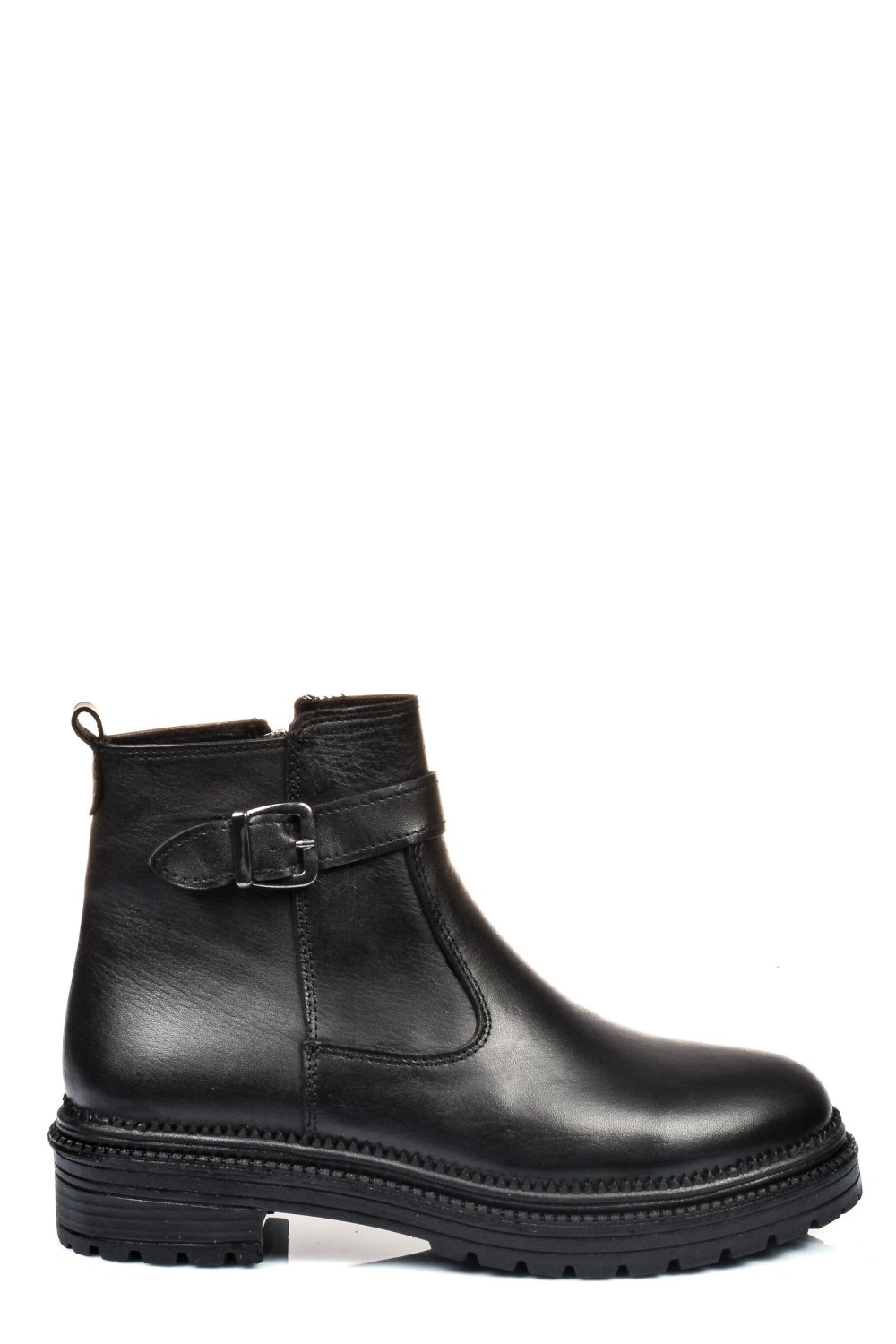 GHETE NEGRE PIELE NATURALA APCYB004