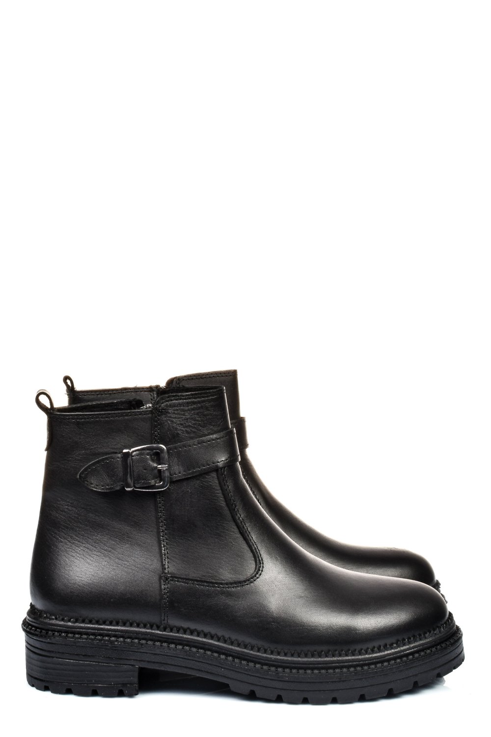 GHETE NEGRE PIELE NATURALA APCYB004