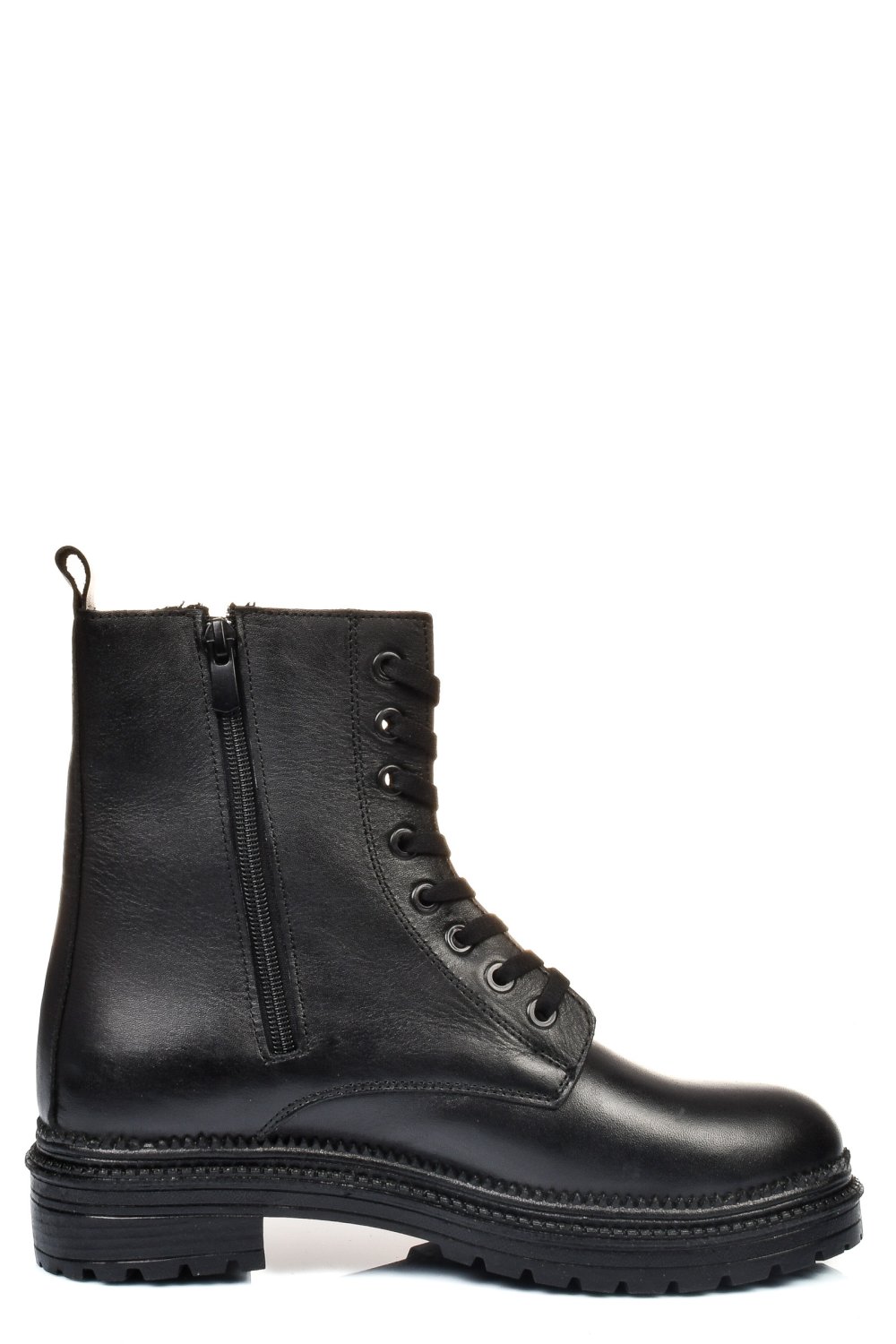 GHETE NEGRE PIELE NATURALA APCYB008