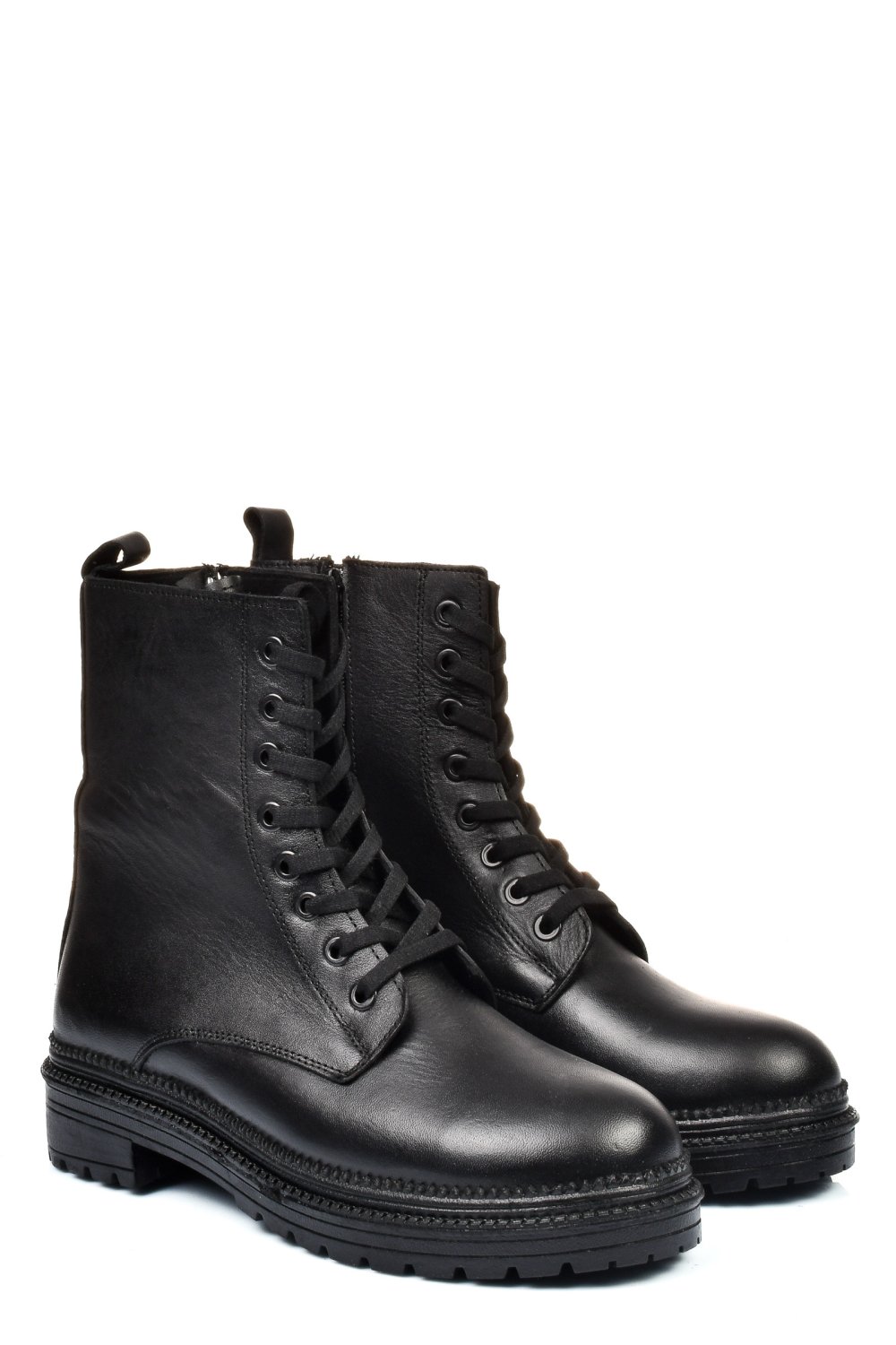 GHETE NEGRE PIELE NATURALA APCYB008