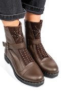 GHETE MARO INCHIS PIELE NATURALA 0PC02B