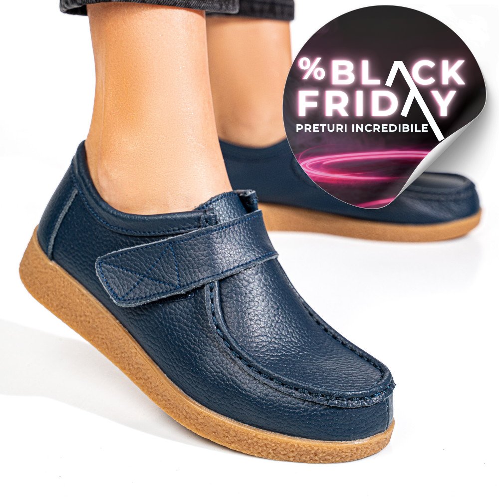 MOCASINI BLEUMARIN PIELE NATURALA PSPL305