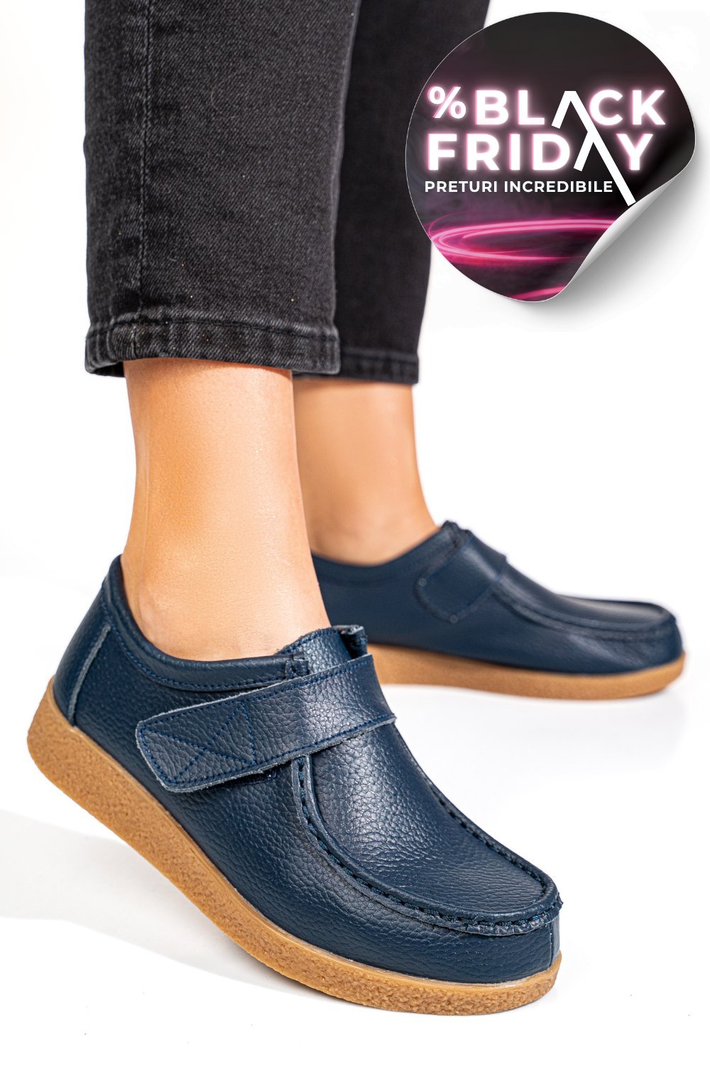 MOCASINI BLEUMARIN PIELE NATURALA PSPL305