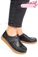 Mocasini negri piele naturala pspl305