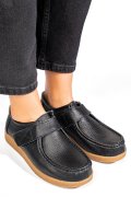 MOCASINI NEGRI PIELE NATURALA PSPL305