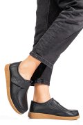 MOCASINI NEGRI PIELE NATURALA PSPL305
