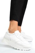PANTOFI SPORT WHITE PIELE NATURALA FSP001763