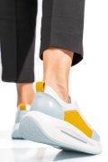 PANTOFI SPORT WHITE BLUE MUSTAR PIELE NATURALA TSP-33