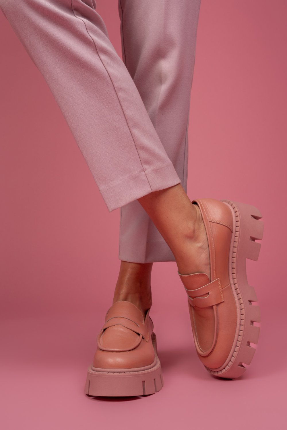 MOCASINI NUDE PIELE NATURALA E2325713