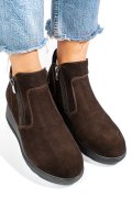 GHETE MARO INCHIS PIELE NATURALA INTOARSA 2S77339MEL