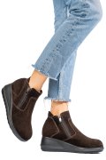 GHETE MARO INCHIS PIELE NATURALA INTOARSA 2S77339MEL