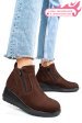 Ghete maro piele naturala intoarsa 2s77339mel