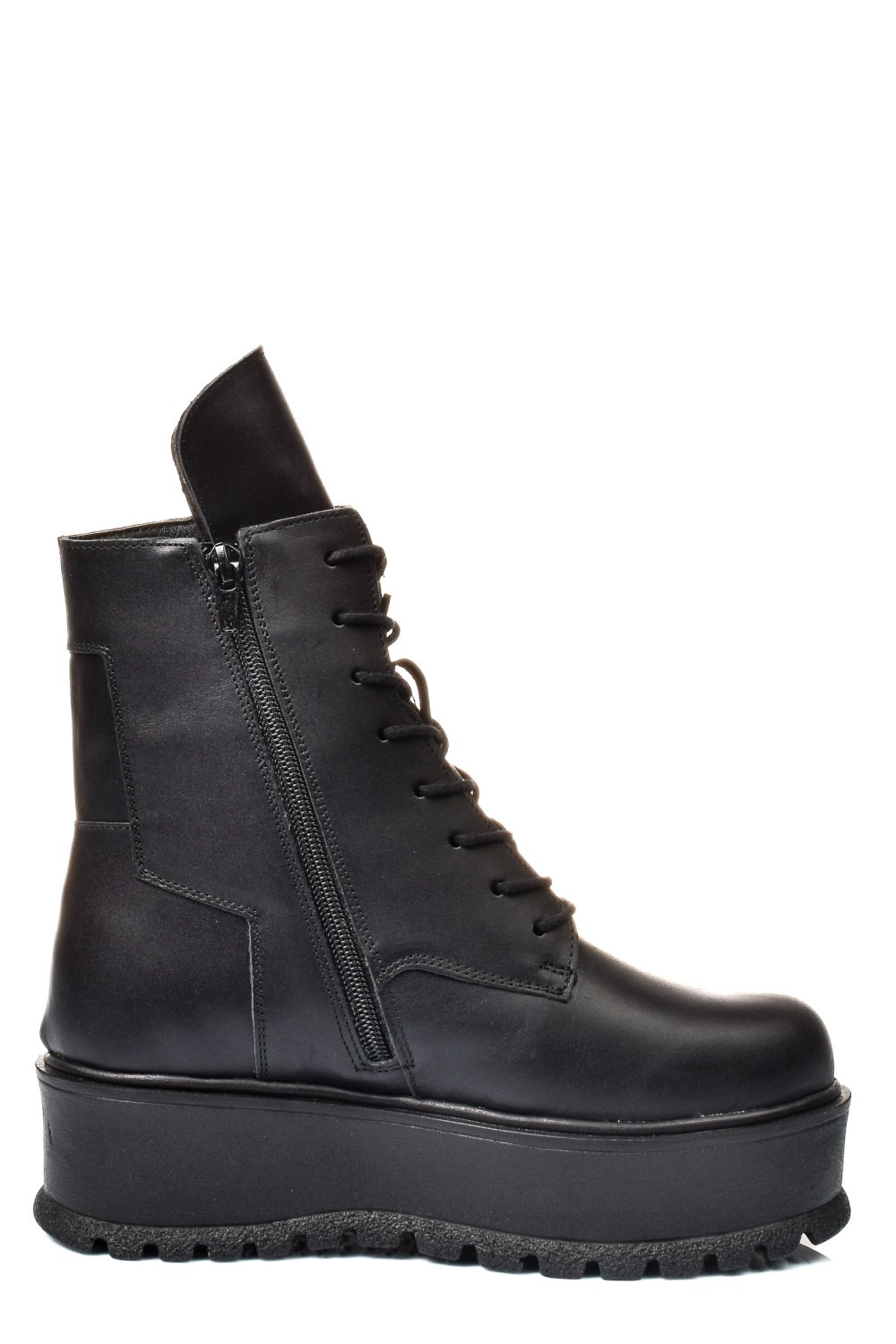 GHETE NEGRE PIELE NATURALA 2S77288