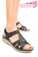Sandale negre rpiele naturala apck2025-a