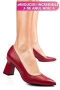 PANTOFI ROSII PIELE NATURALA 1S77362