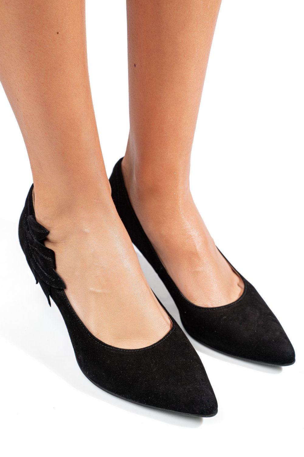 PANTOFI NEGRI PIELE NATURALA INTOARSA 3S77534