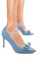 Pantofi albastri piele naturala 1s77349
