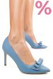 Pantofi albastri piele naturala 1s77349