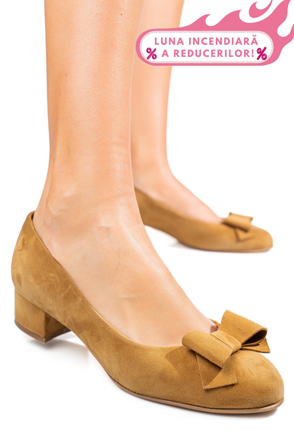 PANTOFI MARO DESCHIS PIELE NATURALA INTOARSA 3S77484