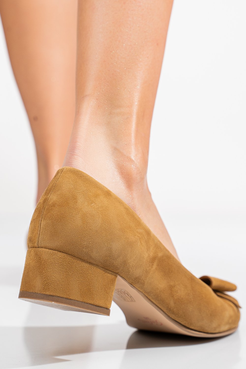 PANTOFI MARO DESCHIS PIELE NATURALA INTOARSA 3S77484