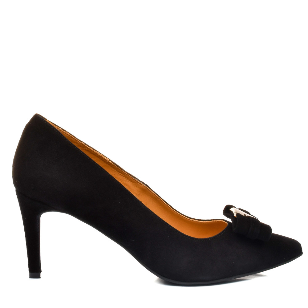 PANTOFI NEGRI PIELE NATURALA INTOARSA 1S77509GUB