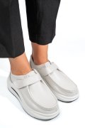 MOCASINI WHITE PIELE NATURALA TSP3090