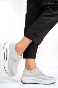 MOCASINI WHITE PIELE NATURALA TSP3090