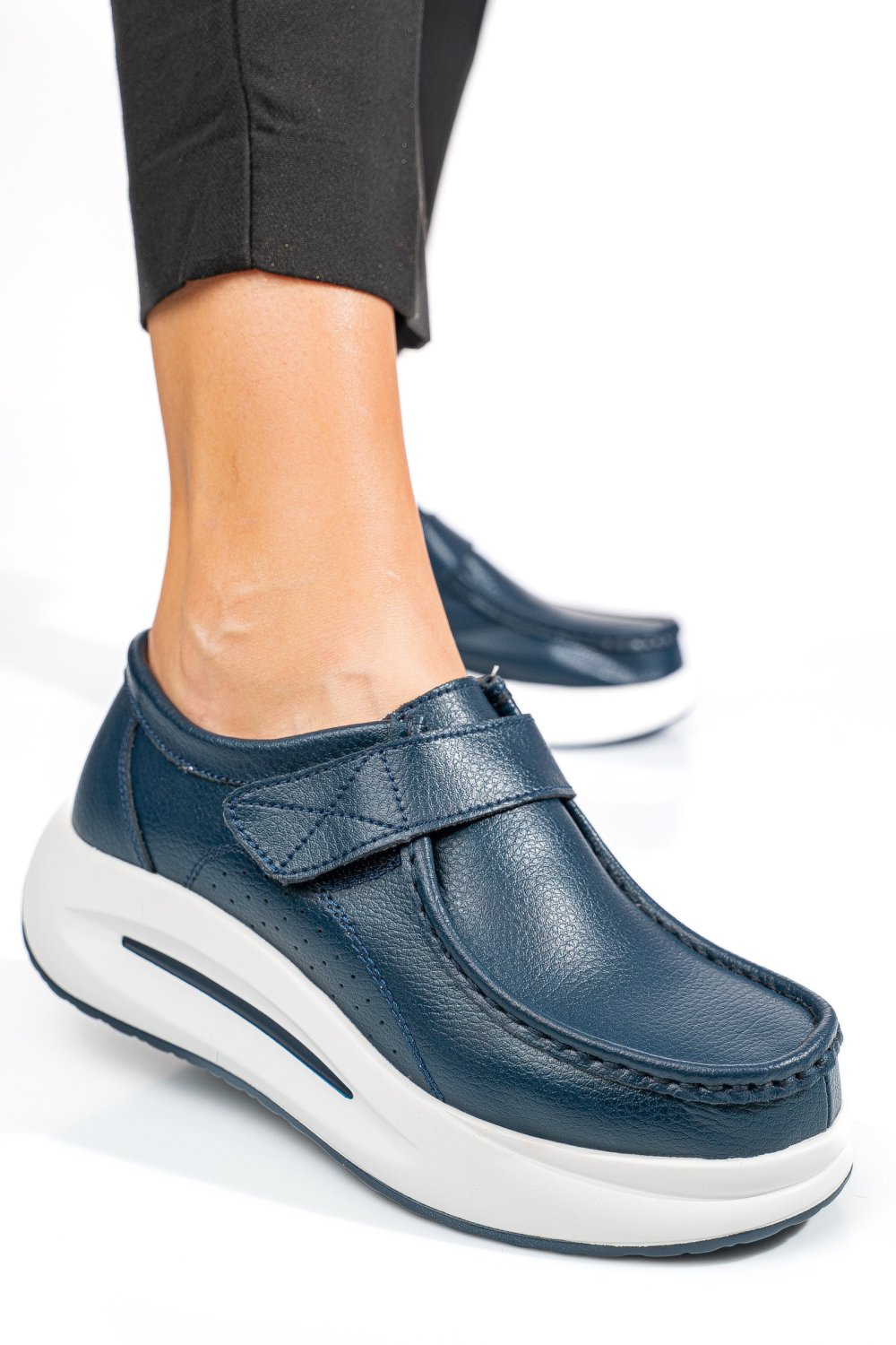 MOCASINI NAVY PIELE NATURALA TSP3090