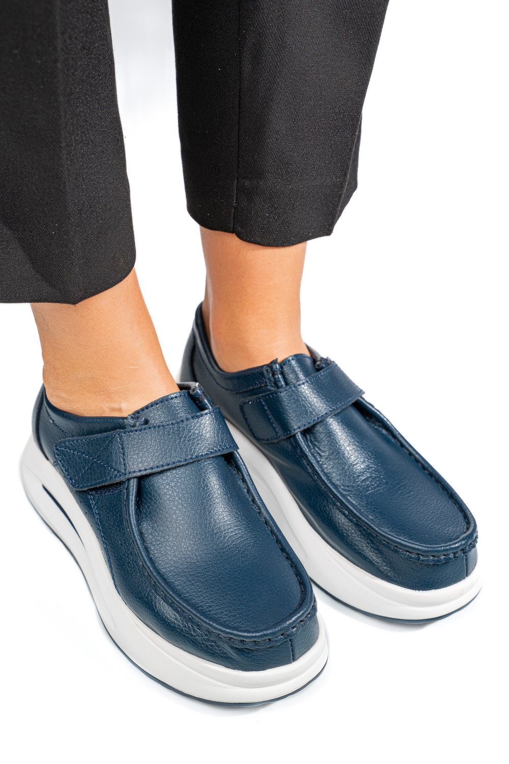 MOCASINI NAVY PIELE NATURALA TSP3090