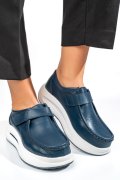 MOCASINI NAVY PIELE NATURALA TSP3090