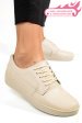 Pantofi beige piele naturala aspp2114