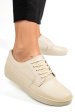 Pantofi beige piele naturala aspp2114